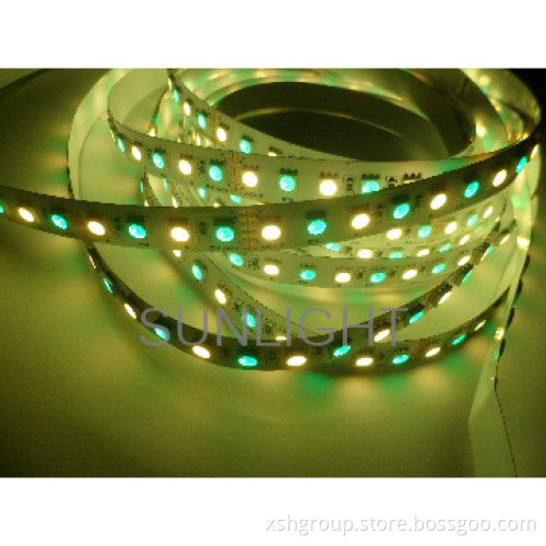 double-line RGB Warm white dimmable LED strip